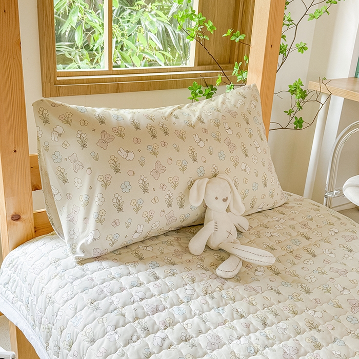 91家纺网 家纺一手货源 找家纺 （总）拾物记 2025新款亲肤针织棉床盖学生宿舍三件套上下铺三件套