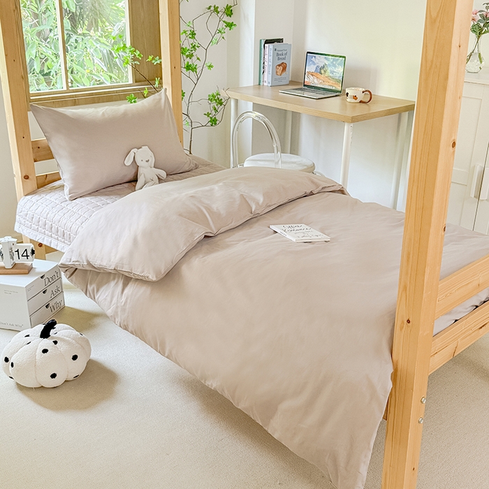 91家纺网 家纺一手货源 找家纺 （总）拾物记 2025新款13372全棉纯棉加厚床盖学生宿舍三件套上下铺三件套