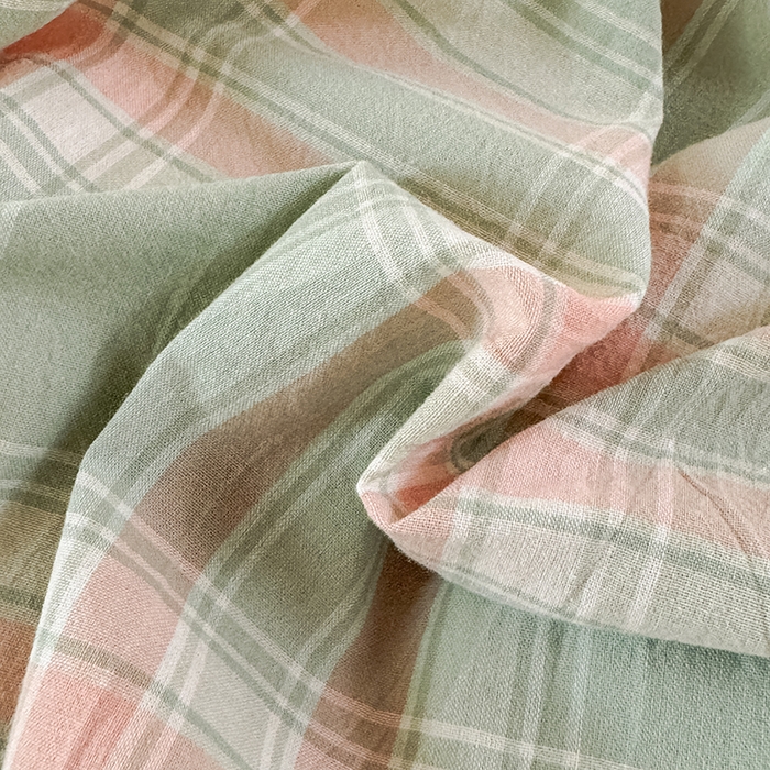 91家纺网 家纺一手货源 找家纺 拾物记 2025新款全棉纯棉色织水洗棉床盖学生宿舍三件套上下铺三件套 奶昔绿