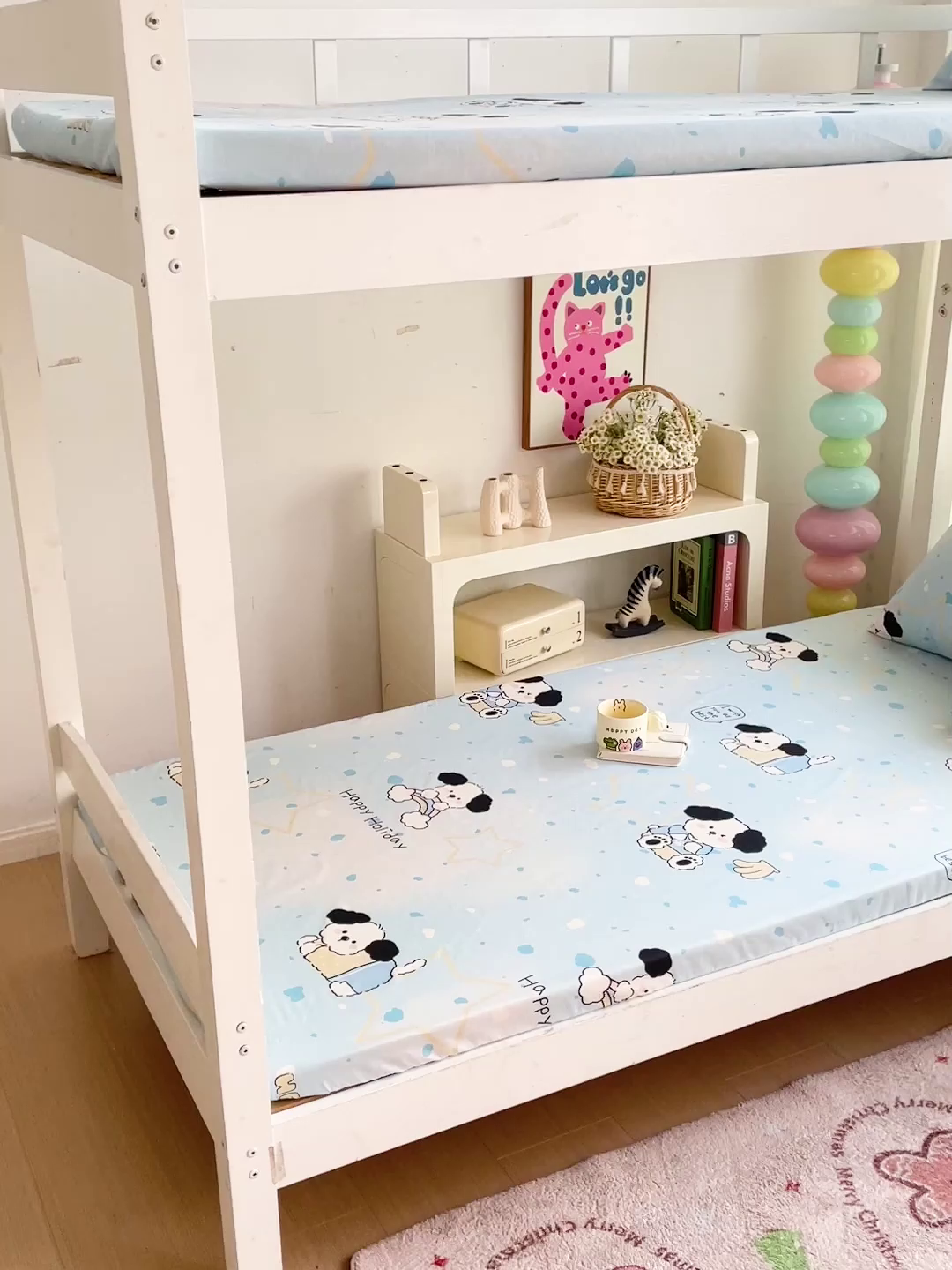 91家纺网 家纺一手货源 找家纺 （总）名兮家居 2025新款全棉纯棉13372学生印花上下铺床笠单床笠单品床笠单件床笠