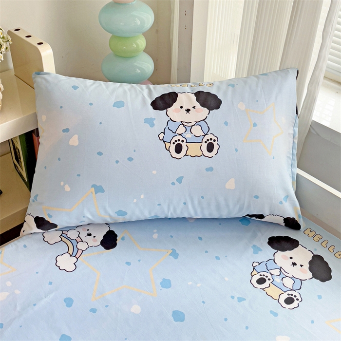 91家纺网 家纺一手货源 找家纺 （总）名兮家居 2025新款全棉纯棉13372学生印花上下铺床笠单床笠单品床笠单件床笠