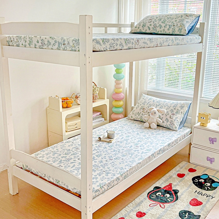 91家纺网 家纺一手货源 找家纺 （总）名兮家居 2025新款全棉纯棉13372学生印花上下铺床笠单床笠单品床笠单件床笠