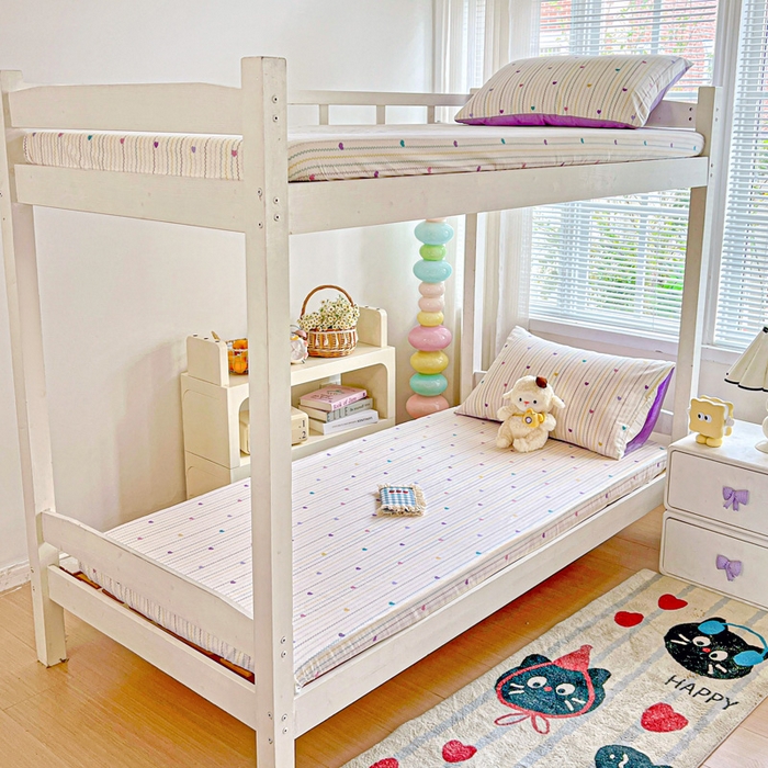 91家纺网 家纺一手货源 找家纺 （总）名兮家居 2025新款全棉纯棉13372学生印花上下铺床笠单床笠单品床笠单件床笠