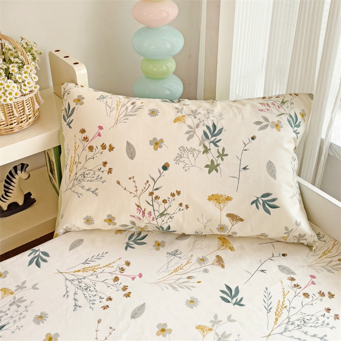 91家纺网 家纺一手货源 找家纺 名兮家居 2025新款全棉纯棉13372学生印花上下铺床笠单床笠单品床笠单件床笠 东篱