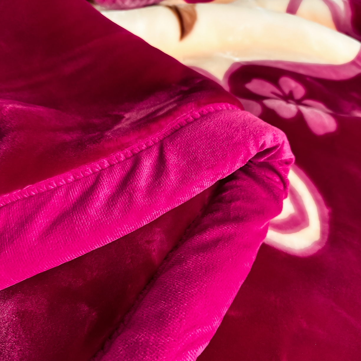 91家纺网 家纺一手货源 找家纺 法莱妮毛毯 2025新款双层加厚拉舍尔毛毯 婚庆 单双人 厂家直销可定制 百年好合