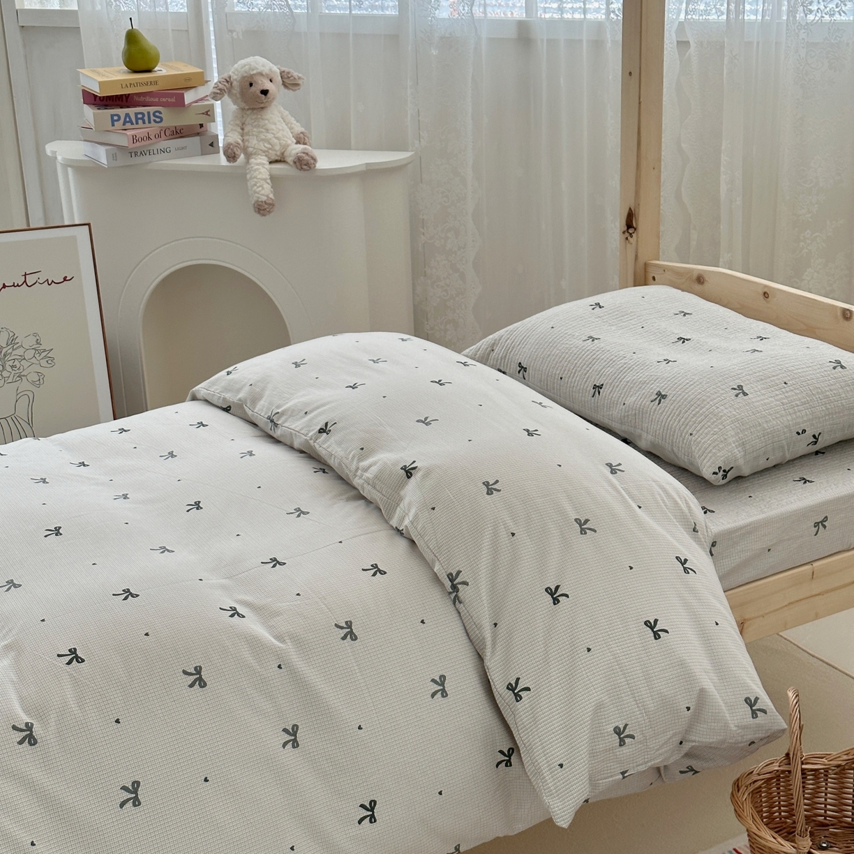 91家纺网 家纺一手货源 找家纺 （总）佰织鑫家居 2025新款独家原创-学生季纯棉夹棉床笠三件套