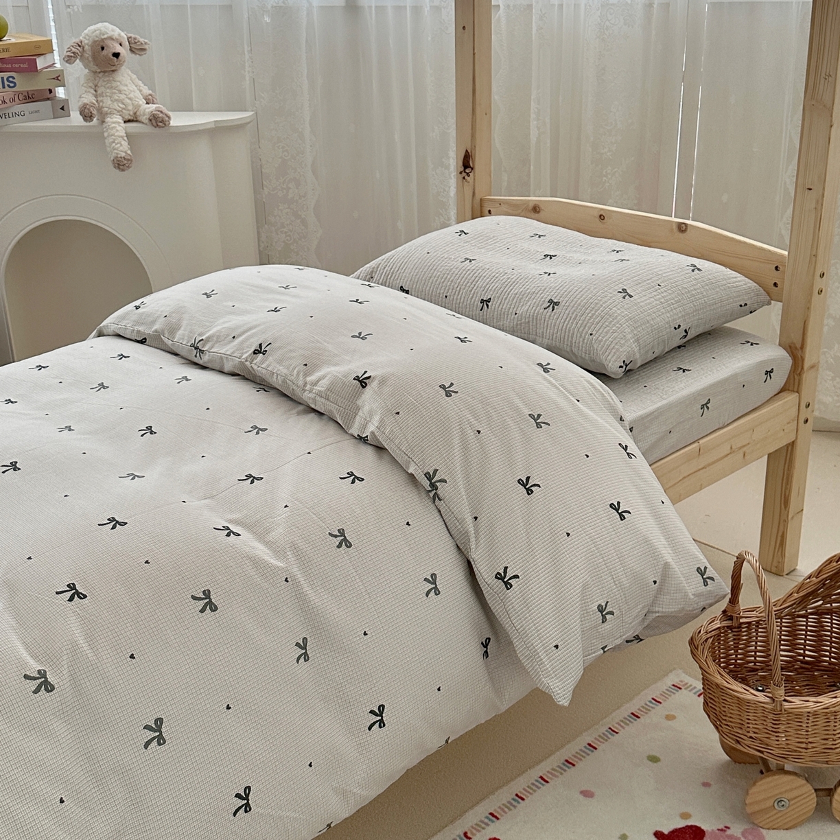 91家纺网 家纺一手货源 找家纺 （总）佰织鑫家居 2025新款独家原创-学生季纯棉夹棉床笠三件套