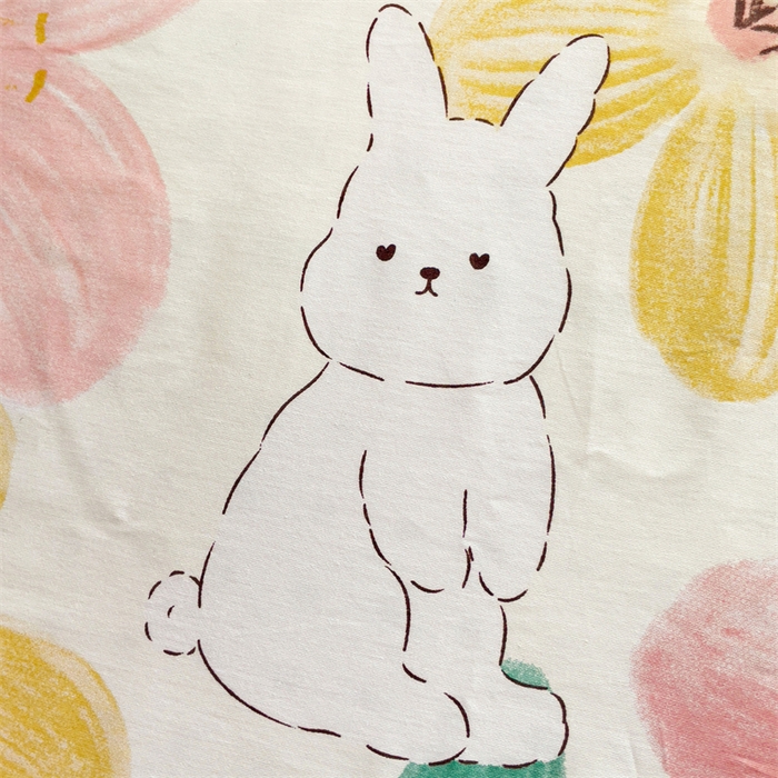 91家纺网 家纺一手货源 找家纺 名兮家居 2025新款全棉纯棉13372学生印花上下铺床笠单床笠单品床笠单件床笠 花甜粉