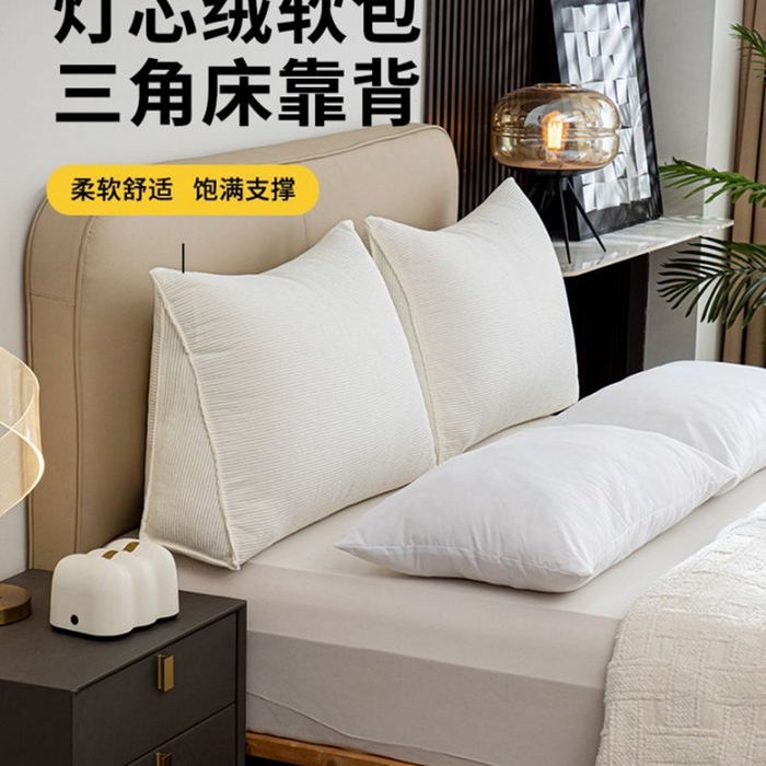 （总）沐沐家纺2026新款灯芯绒三角靠枕