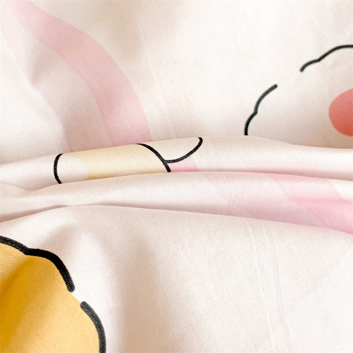 91家纺网 家纺一手货源 找家纺 名兮家居 2025新款全棉纯棉13372学生印花上下铺床笠单床笠单品床笠单件床笠 欢乐多多