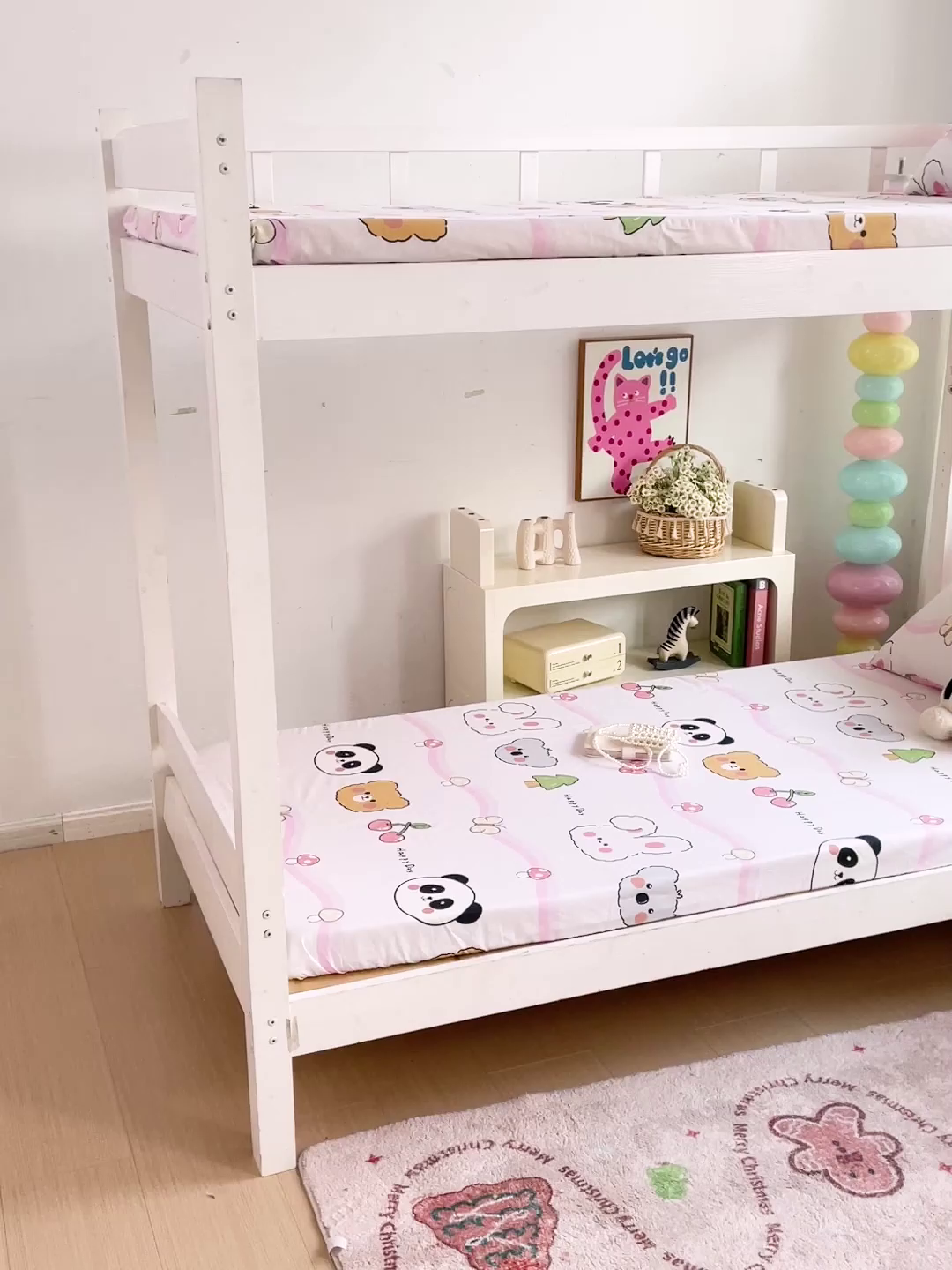 91家纺网 家纺一手货源 找家纺 名兮家居 2025新款全棉纯棉13372学生印花上下铺床笠单床笠单品床笠单件床笠 欢乐多多