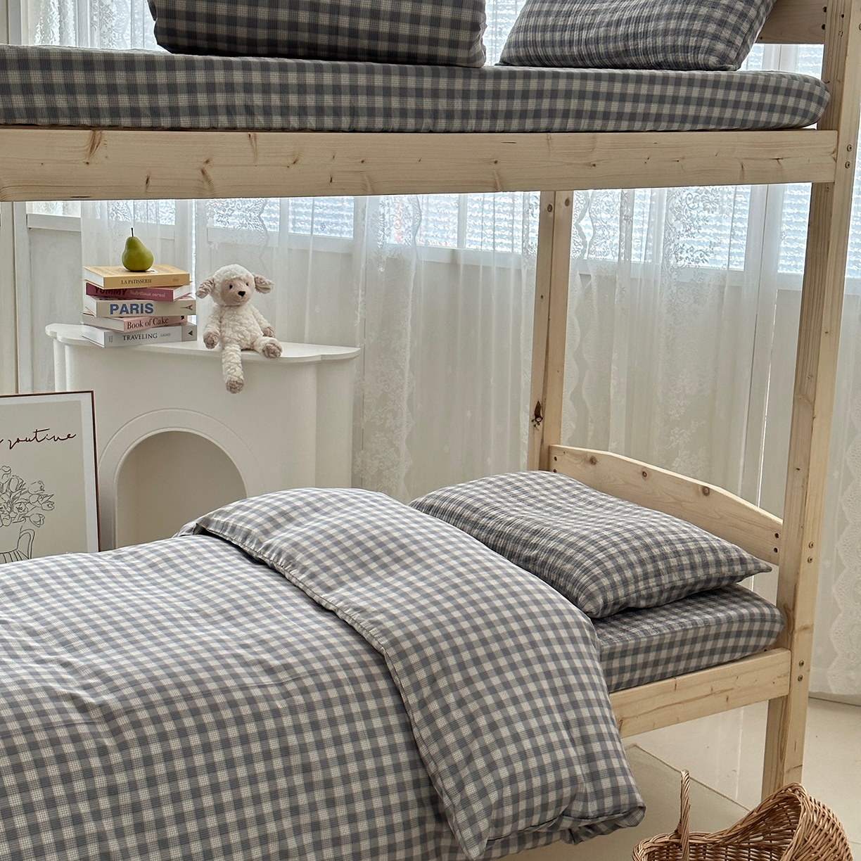 91家纺网 家纺一手货源 找家纺 佰织鑫家居 2025新款独家原创-学生季纯棉夹棉床笠三件套 格调