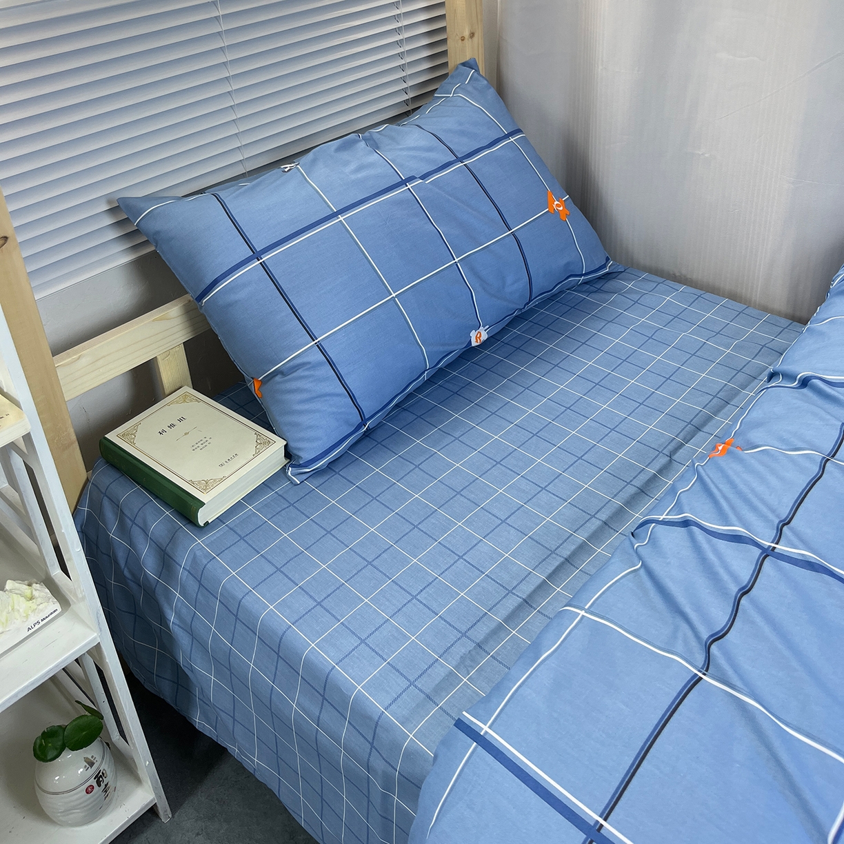 91家纺网 家纺一手货源 找家纺 总）云梦13372全棉学生宿舍纯棉三六件套全棉三件套源头工厂常年有货