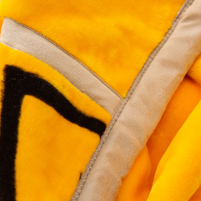 91家纺网 家纺一手货源 找家纺 法莱妮毛毯 2025新款双层加厚拉舍尔毛毯 婚庆 单双人 厂家直销可定制 精灵宝贝