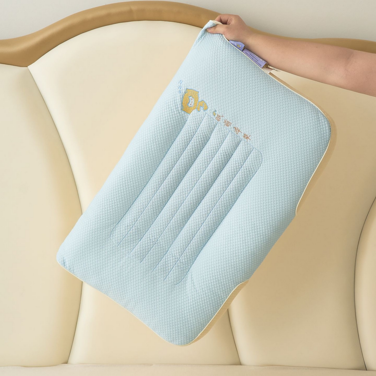 91家纺网 家纺一手货源 找家纺 （总）晚儿 2025新款眠萌草本深睡枕头枕芯