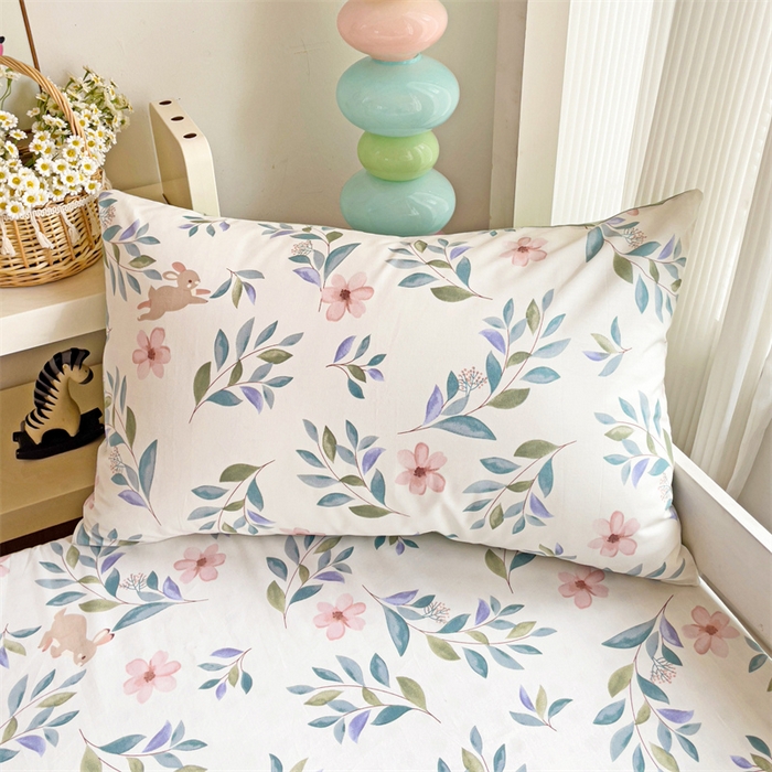 91家纺网 家纺一手货源 找家纺 名兮家居 2025新款全棉纯棉13372学生印花上下铺床笠单床笠单品床笠单件床笠 轻纱漫舞