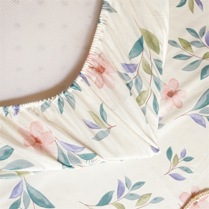 91家纺网 家纺一手货源 找家纺 名兮家居 2025新款全棉纯棉13372学生印花上下铺床笠单床笠单品床笠单件床笠 轻纱漫舞