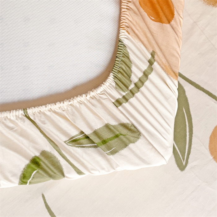 91家纺网 家纺一手货源 找家纺 名兮家居 2025新款全棉纯棉13372学生印花上下铺床笠单床笠单品床笠单件床笠 幸运花