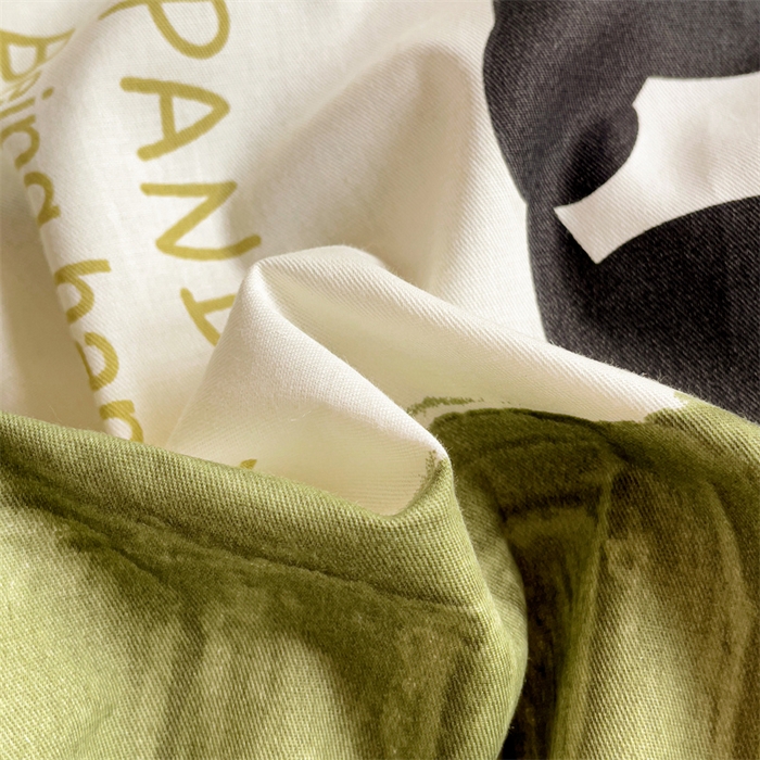 91家纺网 家纺一手货源 找家纺 名兮家居 2025新款全棉纯棉13372学生印花上下铺床笠单床笠单品床笠单件床笠 熊猫胖达