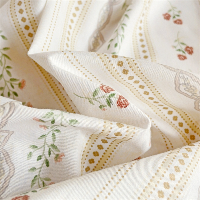 91家纺网 家纺一手货源 找家纺 名兮家居 2025新款全棉纯棉13372学生印花上下铺床笠单床笠单品床笠单件床笠 樱桃花