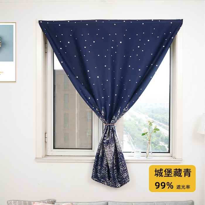 91家纺网 家纺一手货源 找家纺 （总）棉姐床帘蚊帐窗帘 强遮光三层梭织免安装魔术贴窗帘门帘三件套