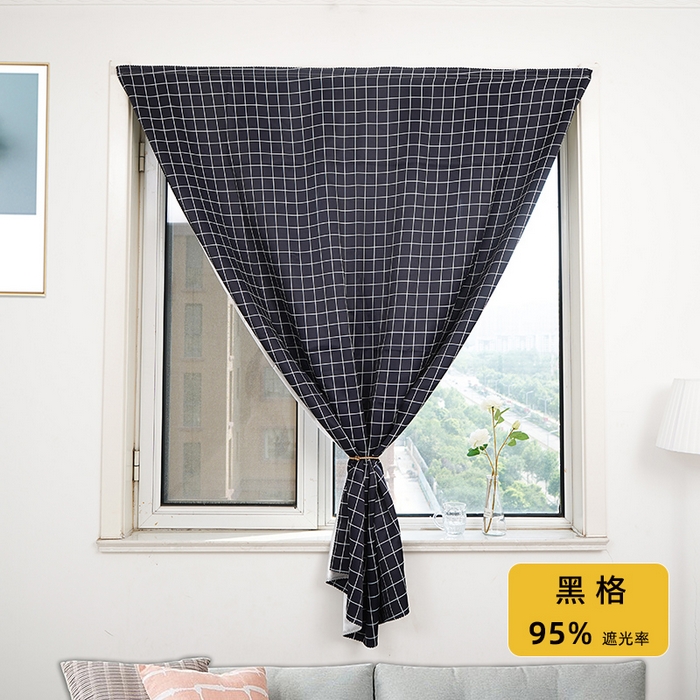 91家纺网 家纺一手货源 找家纺 （总）棉姐床帘蚊帐窗帘 强遮光三层梭织免安装魔术贴窗帘门帘三件套