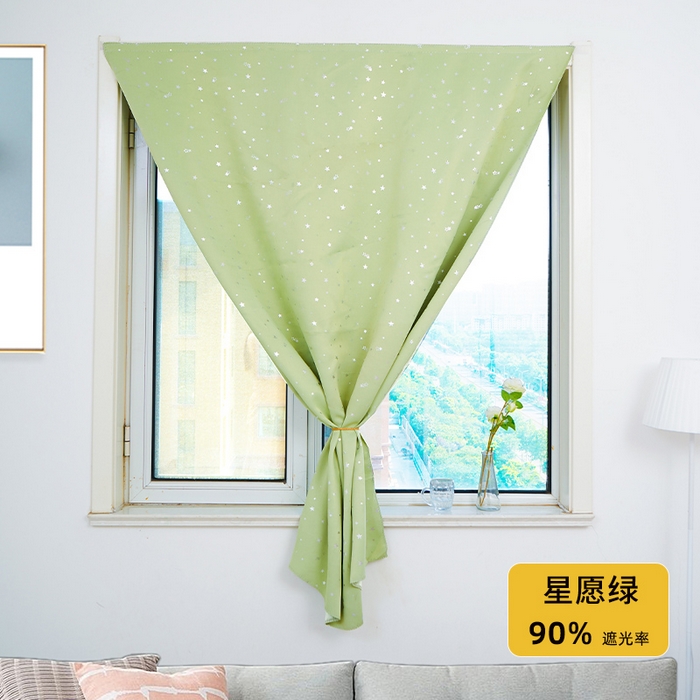 91家纺网 家纺一手货源 找家纺 （总）棉姐床帘蚊帐窗帘 强遮光三层梭织免安装魔术贴窗帘门帘三件套