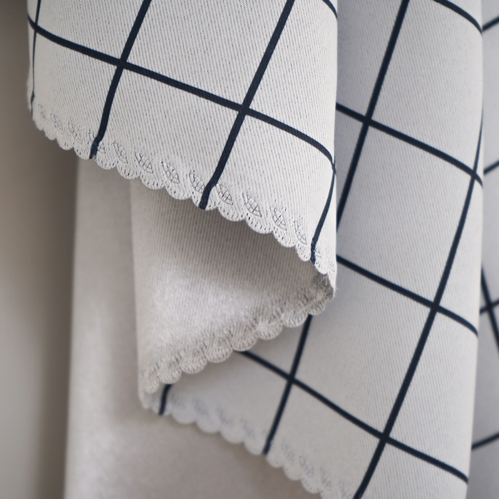 91家纺网 家纺一手货源 找家纺 棉姐床帘蚊帐窗帘 强遮光三层梭织免安装魔术贴窗帘门帘三件套 白格