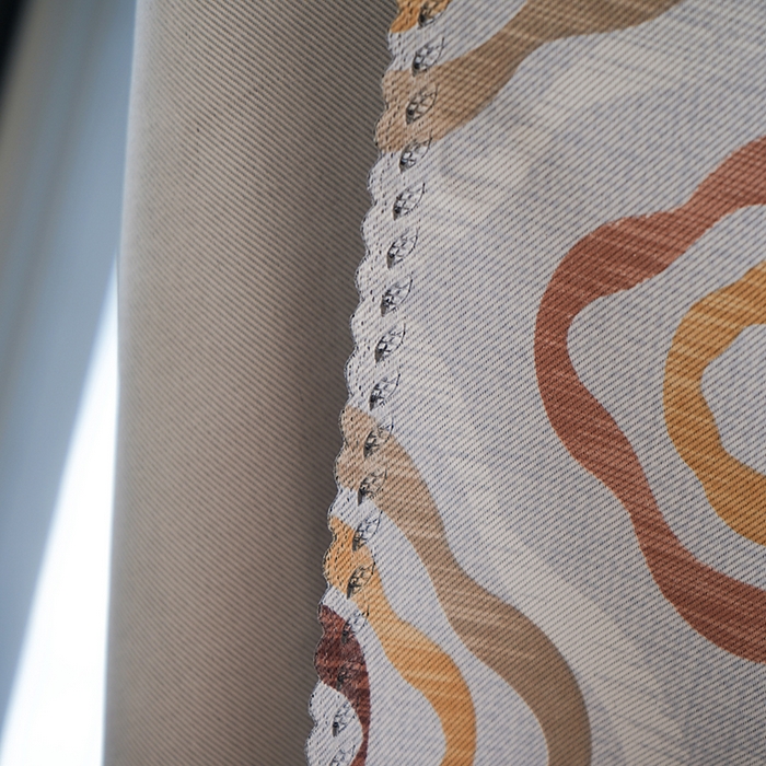 91家纺网 家纺一手货源 找家纺 棉姐床帘蚊帐窗帘 强遮光三层梭织免安装魔术贴窗帘门帘三件套 幸福绵绵