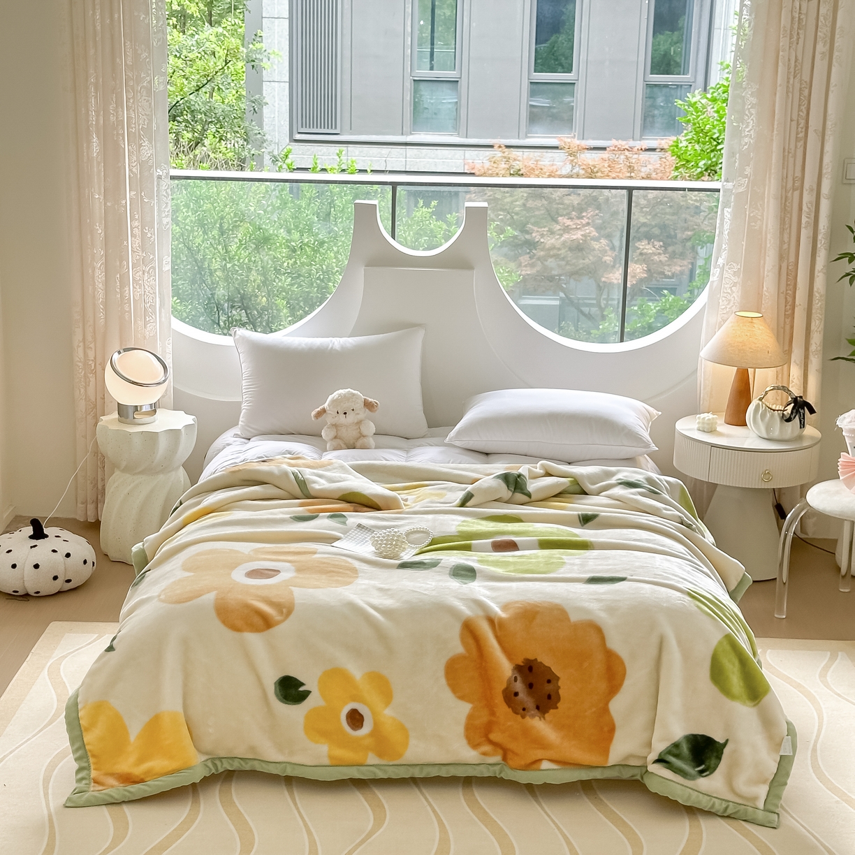 91家纺网 家纺一手货源 找家纺 （总）法莱妮毛毯 2025新款双层加厚拉舍尔毛毯 婚庆 单双人 厂家直销可定制