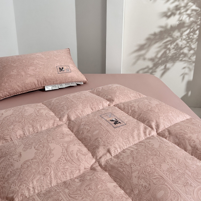 91家纺网 家纺一手货源 找家纺 （总）岚司羽 2025新款95白鹅绒被被子被芯-罗兰渡