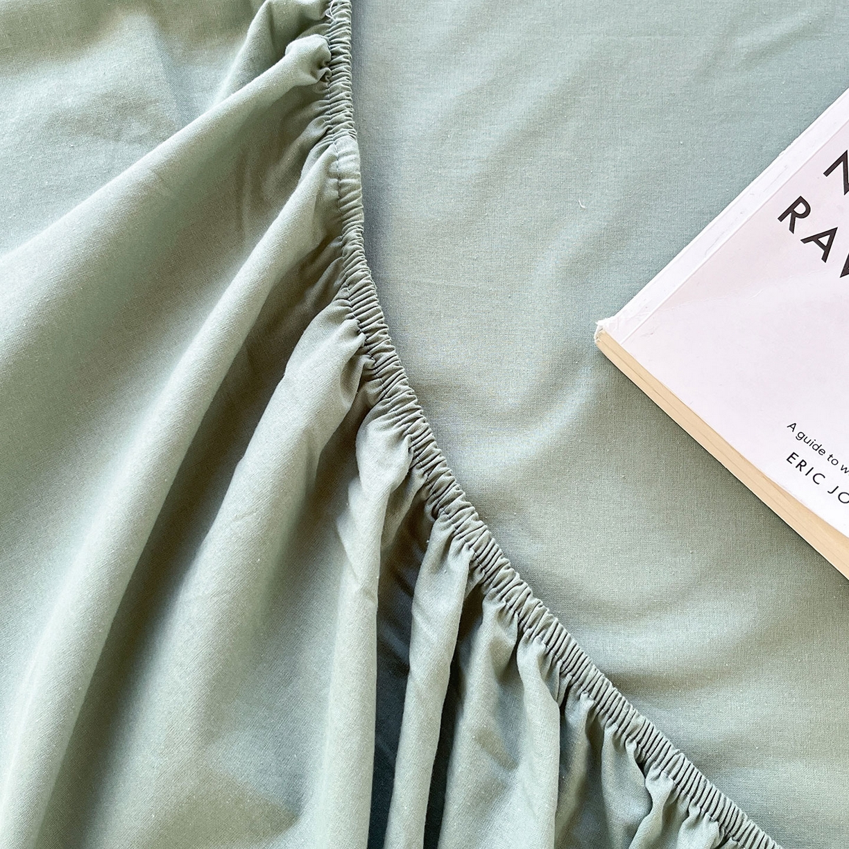 91家纺网 家纺一手货源 找家纺 蓝邻家纺 2025新款全棉水洗棉贝壳边三件套四件套-学生床 柒夏