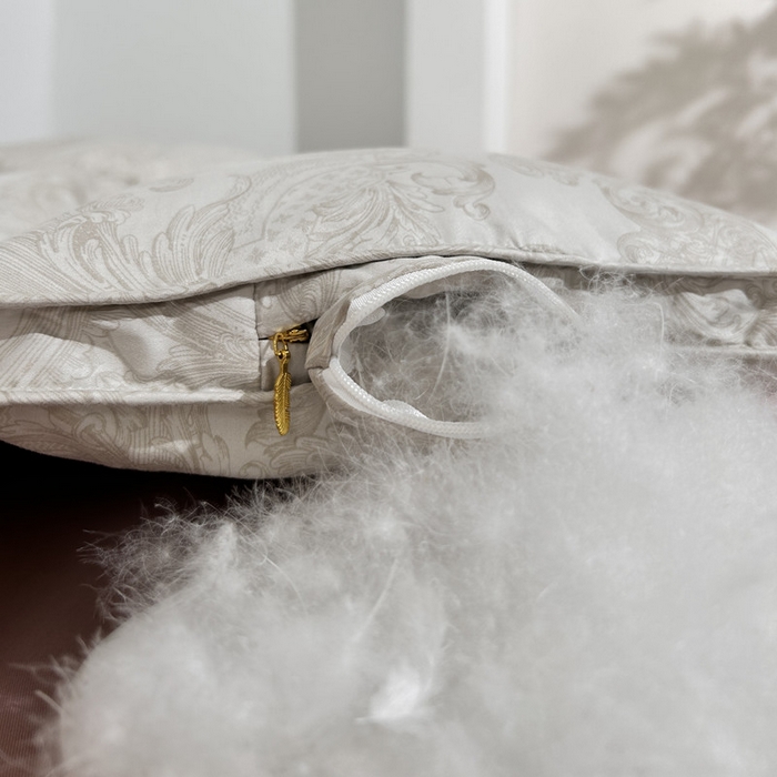 91家纺网 家纺一手货源 找家纺 岚司羽 2025新款95白鹅绒被被子被芯-罗兰渡 罗兰渡-灰色