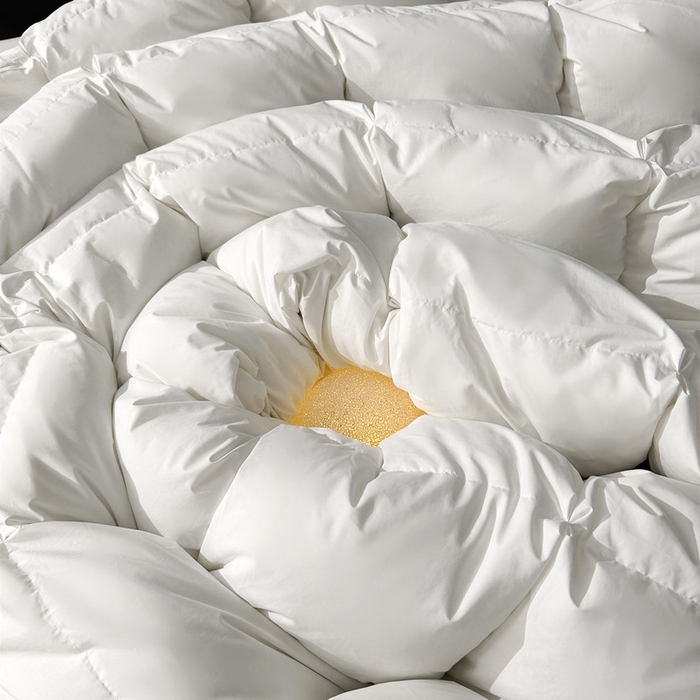 91家纺网 家纺一手货源 找家纺 （总）岚司羽 2025新款北极95白鹅绒被-琳娜