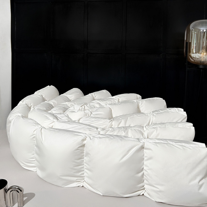 91家纺网 家纺一手货源 找家纺 岚司羽 2025新款北极95白鹅绒被-琳娜 琳娜-冰川白