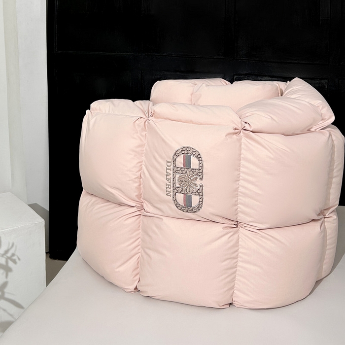 91家纺网 家纺一手货源 找家纺 岚司羽 2025新款北极95白鹅绒被-琳娜 琳娜-樱花粉