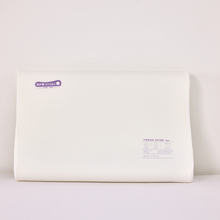 91家纺网 家纺一手货源 找家纺 唯爱品 2026新款亲肤舒适颈护棒-波浪枕枕头枕芯 记忆枕源头工厂 颈护棒-波浪枕 8-10cm枕芯记忆枕源头工厂+枕套一只