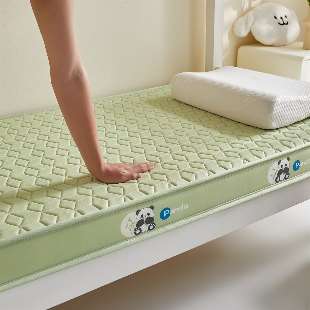 91家纺网 家纺一手货源 找家纺 （总）伊先生家纺 2025新款简约卡通硅胶海绵床垫学生款熊猫黄鸭款