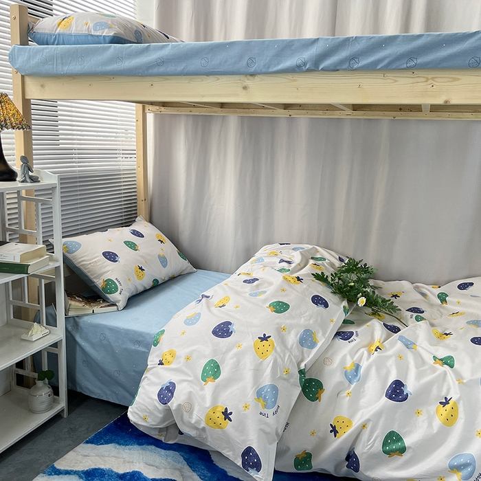 91家纺网 家纺一手货源 找家纺 （总）云梦13372全棉学生宿舍纯棉三六件套全棉三件套源头工厂常年有货