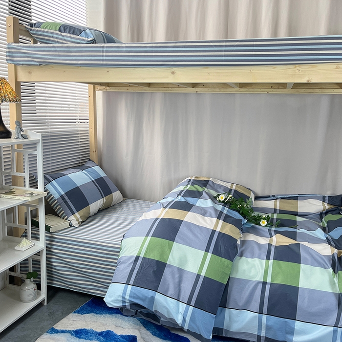 91家纺网 家纺一手货源 找家纺 （总）云梦13372全棉学生宿舍纯棉三六件套全棉三件套源头工厂常年有货