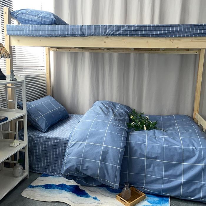 91家纺网 家纺一手货源 找家纺 （总）云梦13372全棉学生宿舍纯棉三六件套全棉三件套源头工厂常年有货