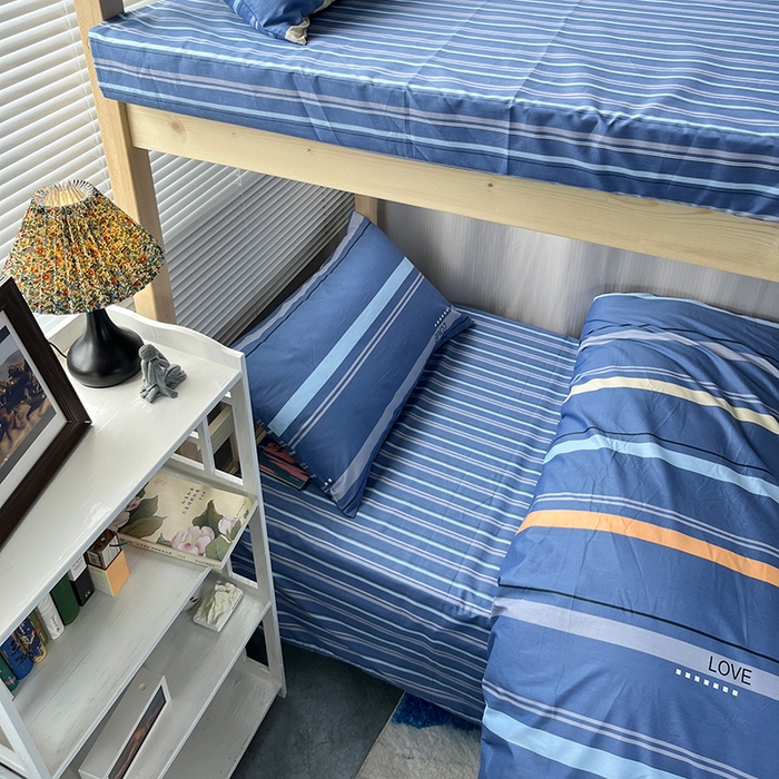 91家纺网 家纺一手货源 找家纺 （总）云梦13372全棉学生宿舍纯棉三六件套全棉三件套源头工厂常年有货