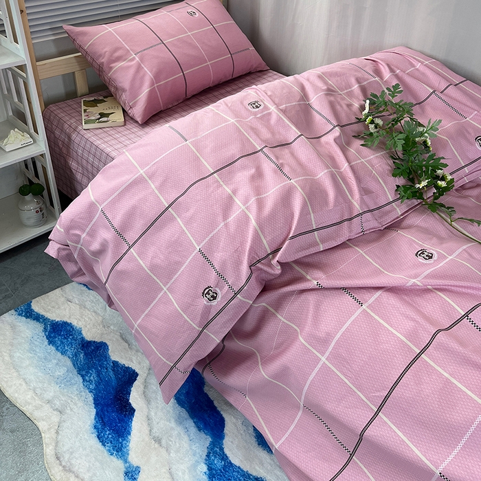 91家纺网 家纺一手货源 找家纺 云梦2025新款全棉印花学生宿舍套件 鎏金时代