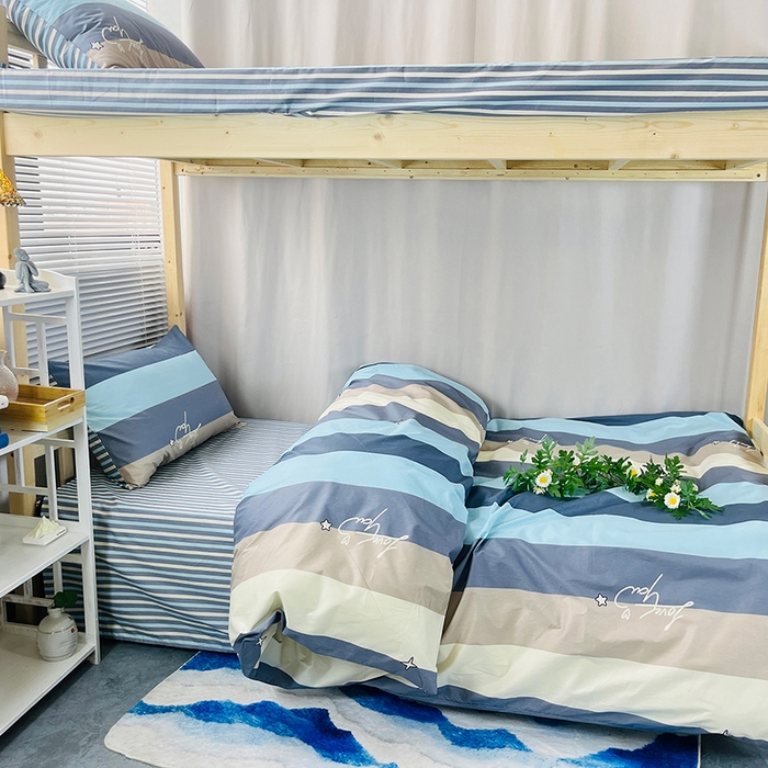 云梦2025新款全棉印花学生宿舍套件 期末不挂科