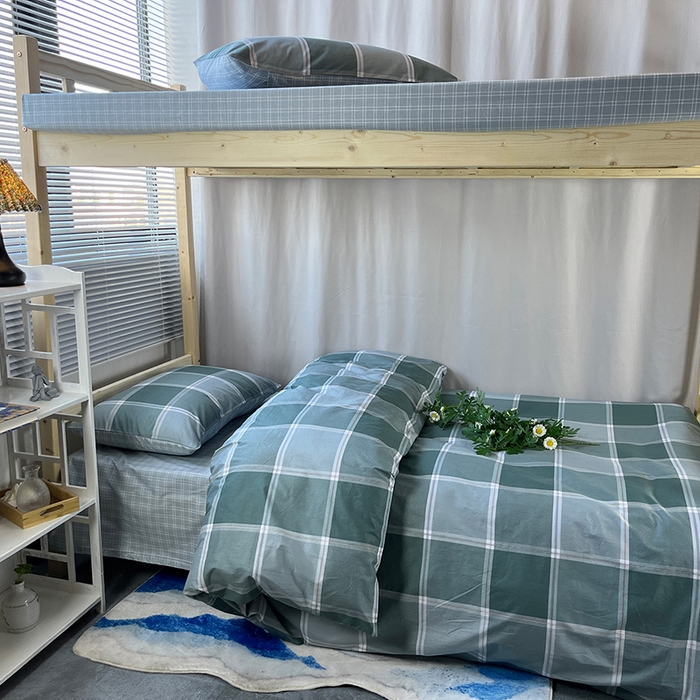 91家纺网 家纺一手货源 找家纺 （总）云梦13372全棉学生宿舍纯棉三六件套全棉三件套源头工厂常年有货