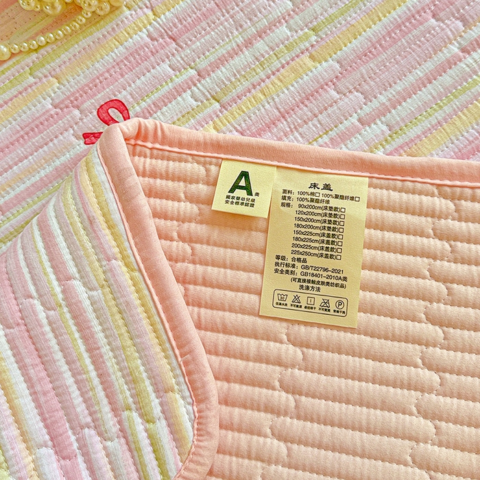 91家纺网 家纺一手货源 找家纺 恒尚居 2025新款云感床褥垫双层皱皱纱学生软床垫床护垫-四季款-系列二 完美日记