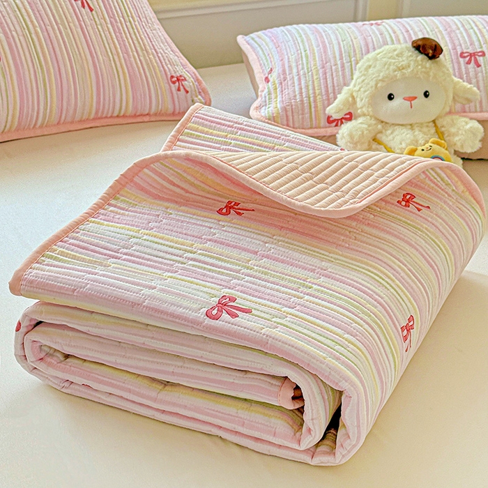 91家纺网 家纺一手货源 找家纺 恒尚居 2025新款云感床褥垫双层皱皱纱学生软床垫床护垫-四季款-系列二 完美日记