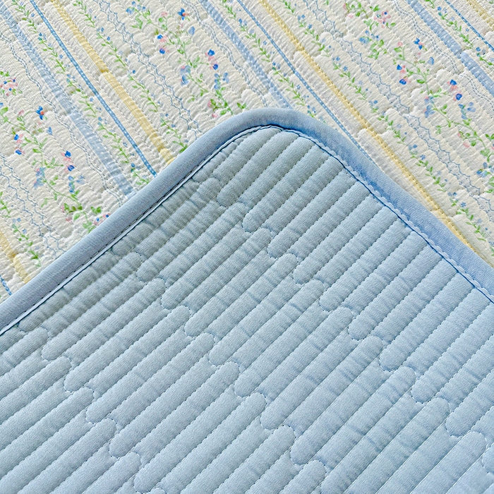 91家纺网 家纺一手货源 找家纺 恒尚居 2025新款云感床褥垫双层皱皱纱学生软床垫床护垫-四季款-系列二 阳光庄园