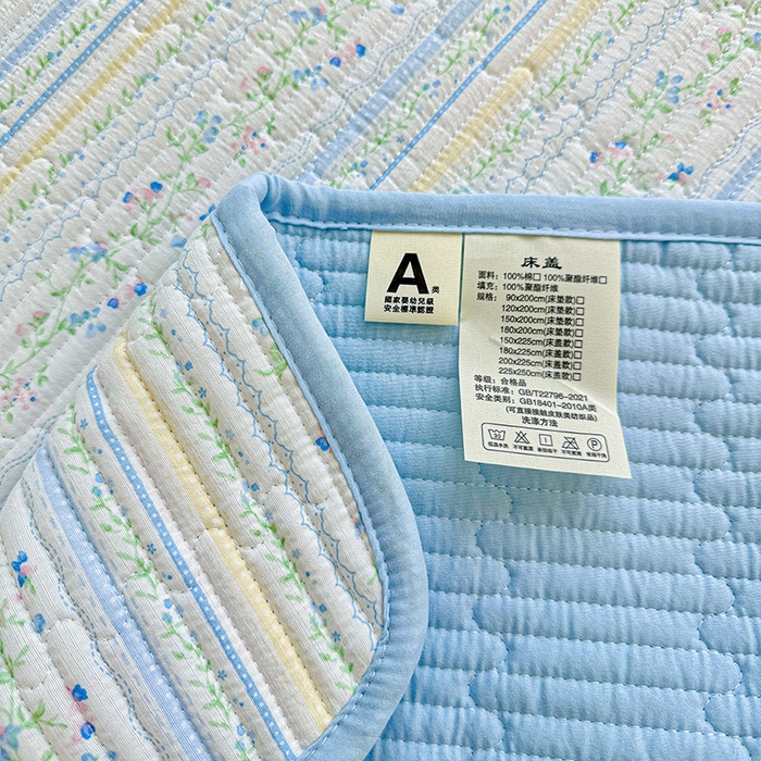 91家纺网 家纺一手货源 找家纺 恒尚居 2025新款云感床褥垫双层皱皱纱学生软床垫床护垫-四季款-系列二 阳光庄园