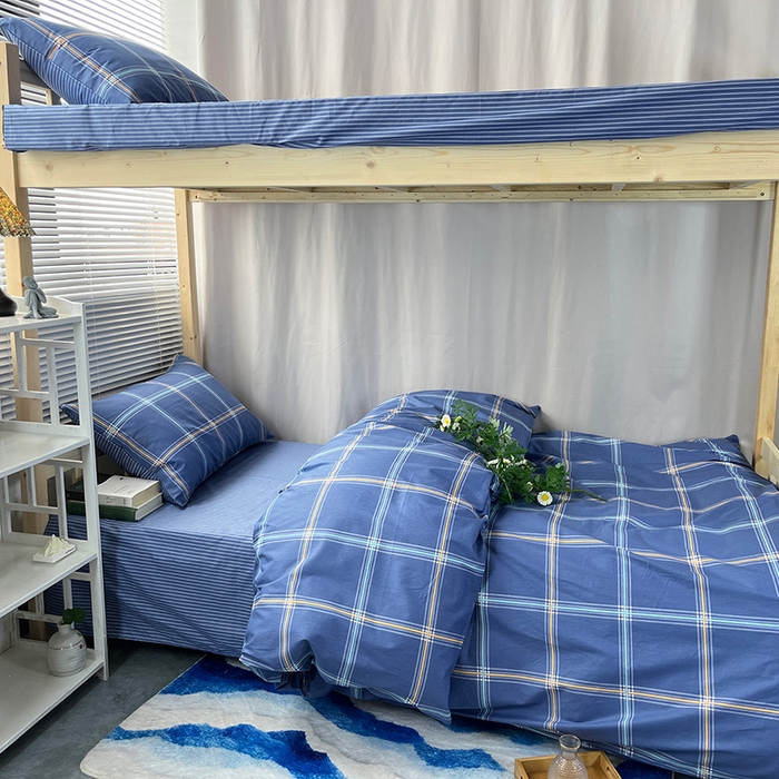 91家纺网 家纺一手货源 找家纺 （总）云梦13372全棉学生宿舍纯棉三六件套全棉三件套源头工厂常年有货